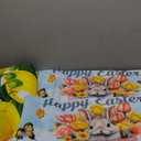 Easter Rabbit Duvet Insert Easter Bedding Set,Boho Floral Comforter Set Cute Rabbit Pet Animal Bed Quilt Queen Size Kawaii Greetings and Presents for Easter Day,Easter Gifts for Toddlers, 88 x 80