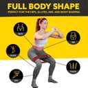 Tribe Lifting Resistance Bands for Working Out - 3 Pack Fabric Workout Bands for Women and Men - Booty Bands for Legs and Glute - Non Slip Exercise Bands Set for Squat Hip Thigh
