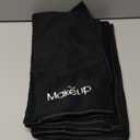 Orighty Microfiber Makeup Remover Cloths - Super Soft, Quick Dry Face Towels for Cleansing, 13 x 13 Inch, 6 Count, Black