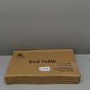 End Table, Half Moon Side Tables, Living Room Half Round 2 Tier Tables, NightStand for Small Space in Living Room Bedroom, Couch Tables with Storage Shelf, Boho Side Table (Brown)