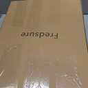 Fredsure Distressed Velvet Sheet Set, 4 Pieces Khaki King, Ultra Soft, Warm