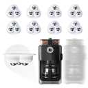 Appliance Casters - Furniture Sliders & Appliance Rollers for Kitchen, Coffee Machine, Blender, Oven - Helps Mom or Wife Easily Solve Countertop Sliding (White, 8pcs)