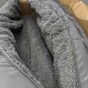 EHEYCIGA Orthopedic XL Dog Beds for Extra Large Dogs with Removable Washable Cover for Crate, Grey, 41x27