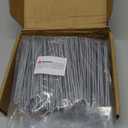 FEED GARDEN 6 Inch 200 Pack Galvanized Landscape Staples 11 Gauge Anti-Rust Garden Stakes Landscaping Fabric SOD Pins Yard Stakes for Christmas Decoration Weed Barrier Fabric