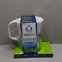 Brita Tahoe Water Filter Pitcher, BPA-Free Water Pitcher, Replaces 1,800 Plastic Water Bottles a Year, Lasts Six Months or 120 Gallons, Includes 1 Elite Filter, Kitchen Accessories, Large - 10-Cup