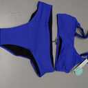 Beautikini Period Swimwear Two Piece Menstrual Leakproof Sporty Bikini Sets Bathing Suit Period Swimsuit for Teen Girls (Blue, S)