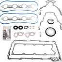 PHILTOP Gen III LS Head Gasket Set Fit for Chevy Silverado 1500/Silverado 2500 HD/Express 3500, GMC Sierra 2500 HD/Sierra 1500, 4.8L 5.3L 6.0L LS1 LS6 LQ4 LQ9 Engine, OE# BTR73450 12633904 12558177