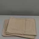 Fitable Square Table Cloth Linen Textured: Water & Stain Resistant Farmhouse Tablecloth, Washable Burlap Table Covers for Kitchen Dining Party(2 Pack, 54x54 Inch, Nature)