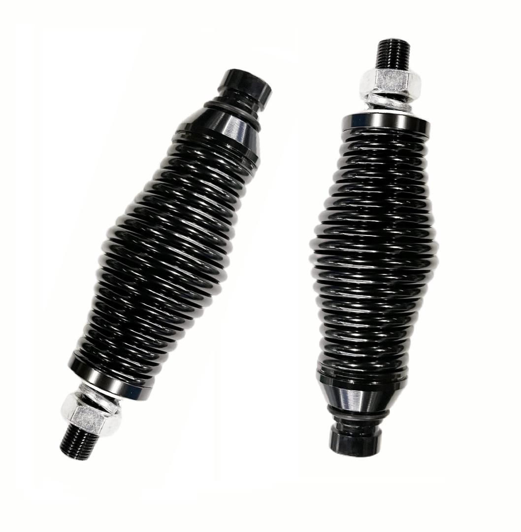 LED Whip Light Spring Quick Release Canister Quick Release Whip Light Spring Mount Base Heavy Duty Dune Flag Mount UTV ATV RZR SXS Truck Off-Road Can Am Black (2PC)