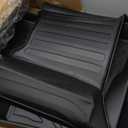 Wayhigh Floor Mats & Cargo Liner for Toyota RAV4 Hybrid 2019-2024 2025(Only Hybrid) All Weather TPE Car Mats Waterproof Heavy Duty Floor Liners Custom Fit for RAV4 Accessories- Black