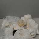 Kehail Crystal Metal Tealight Candlestick, Bling Bowl Candelabras, Tall Crystal Votive Candle Holders Elegant Crystal Candle Centerpiece for Dining Table Wedding Decor (Set of 8, Gold)