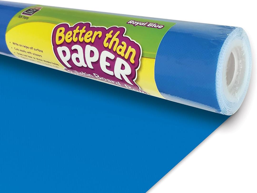 Teacher Created Resources Royal Blue Better Than Paper Bulletin Board Roll (TCR77370)