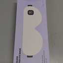 Heated Eye Mask - Cordless Eye Mask for Dry Eyes, Eye Relief, Improved Sleep, Washable Eye Heating pad for Travel and with Replaceable Shell (Champagne Blush)