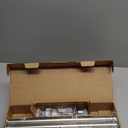 Zeerobee Curtain Rods for Windows 66 to 120, Brushed Nickel Curtain Rod, Adjustable 1 Inch Heavy Duty Outdoor/Indoor Modern Drapery Pole, 32"-120"