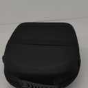 WOMACO Cowboy Hat Travel Box - Crushproof Hard Hat Carrier for Panama & Tweed Hats, Western Hat Holder for Home Storage and Organize with Handle, Shoulder Strap (Black, Medium)