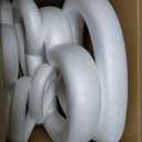 FUOYLOO DIY Heart Shaped Foam Wreaths, Hollow Foam Hearts for Crafting and Painting, Wedding Decoration and Valentines Supplies