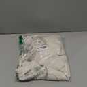 JINCHAN Small Window Curtains 45 Inch Length Christmas Decorations Linen Cafe Curtains for Kitchen Bathroom Bordered Floral Embroidered Rustic Farmhouse Light Filtering Curtain 2 Panels Green on Beige