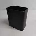 TIPGO Small Metal Trash Can, 2.1 Gallon Slim Trash Can for Bathroom, Wastebasket Garbage Bin for Bedroom, Office, Kitchen, Under Sink (Matte Black)