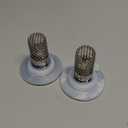 Sink Stopper Hair Catcher, (2PCS) Pop-up Sink Drain Strainer with Removable Stainless Steel Strainer Basket Hair Catcher, Bathroom Sink Strainer for Bathroom Sink Stopper Replacement