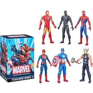 Marvel Titan Hero Series Action Figure Multipack, 6 Action Figures, 12-Inch Toys, Inspired By Marvel Comics, For Kids Ages 4 And Up