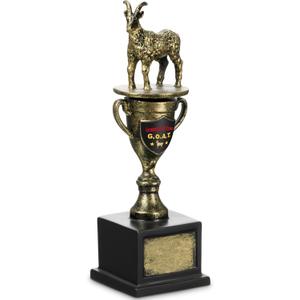 Tondiamo Fantasy Football Trophy 2026 Goat Trophy Award Funny Toilet Bowl Award Greatest of All Time for Competitions First Last Place Champions Winner Loser