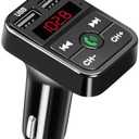 Black | Dual USaB Handsfree Wireletss Bluetuth Car Fm Transmitter Auto Raydio Mp3 Player USaB 2.1A Car Phone New 2026 High for Reliable Electronic Component, Precision, Stable Performance