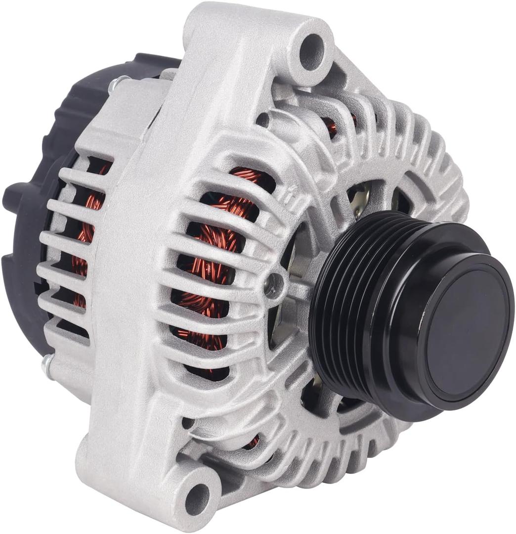 Autoround Alternator Compatible with Chevrolet Corvette 1997-2013, 5.7L 6.0L 6.2L 7.0L, 145Amp 12V CW 6-Groove Pulley, Replace# 10246634, 10305775, 10305775A, 10305775B