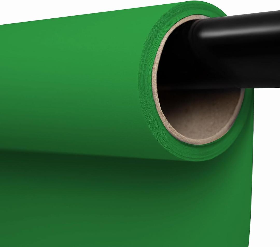 Kate Seamless Paper Backdrop for Photography Green Photo Backdrop Paper Roll (53''x32.8' Stinger)
