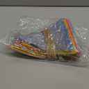 Boao 48 Pieces 36 Feet 4.9x6.7 Inch Colorful Pennant Flags Banner Imitated Burlap Bunting Banner Triangle Flag Garland for Classroom Birthday Carnival Wedding Party and Festival Decor(Pastel Color)