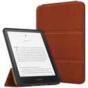 Fintie Trifold Case for 7" Kindle Paperwhite 2024 and Kindle Colorsoft - Ultra Lightweight Foldable Stand Cover Auto Wake/Sleep for Kindle Paperwhite 12th Gen, Brown