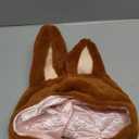 Little Monster Cartoon Ears Hat Toy Character Cosplay Dark Hat Fairy Tale Costume for Halloween Party Photo Prop (Brown)