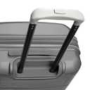 American Tourister Stratum 2.0 Expandable Hardside Luggage with Spinner Wheels, 2PC SET 20/24, Silver