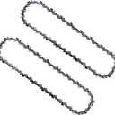 2PC 10 inch Chainsaw Chain for Worx WG323 WG323.9 Chainsaw, 10" Replacement Chain for Worx WG322 WG322.9 Chain Saw
