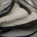 Beautyrest Heated Throw Blanket, Electric Throw, Soft, Warm, Reversible Plush - Sherpa, 3 Heat Settings, 2 hr Auto Shut Off, Machine Washable, 50 x 60 Grey