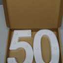 50th Birthday Decorations Woman Man,Marquee Numbers for 50th Wedding Anniversary Decorations,Light Up Numbers 50 Sign for Party Backdrop Wall Decor,50 Birthday Centerpieces Table Decoration