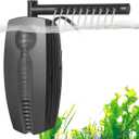 FEDOUR 165GPH Aquarium Filter, 8W Adjustable Fish Tank Filter, Submersible Internal Filter for 10-50 Gallon Tank, with Biochemical Cotton (Black)