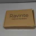 Ravinte 15 Pack 5 inch Square Cabinet Pulls Matte Black Stainless Steel Kitchen Drawer Pulls Cabinet Handles 5Length, 3 Hole Center