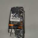 TR Industrial Multi-Purpose UV Resistant Black Cable Ties, 8 inches, 100 Pack