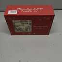 Christmas Flameless Pillar Candles Winter Snowflakes Village Theme Battery Operated with Remote Real Wax LED Flickering Realistic Flame Light Window Christmas Gifts Holiday Home Decor