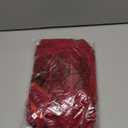 Women's Sexy Lace 2 Piece Set Tie Front Ruffle Mesh Crop Top Skinny Flare Pants Sets Going Out Club Outfits (Large, 01red)