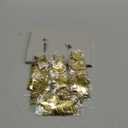 Patelai Glitter Star Garland Banner Decor, 130 Feet Bright Star Hanging Bunting Banner Backdrop for 2025 New Year Decor Graduation Wedding Birthday Christmas Party, (Gold)