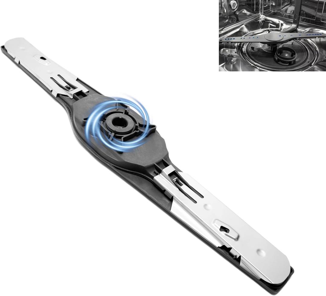 W10837249 Dishwasher Lower Spray Arm Replacement Compatible with Whirlpool Dishwasher Wash Arm Replaces W10629546, W10838302, AP5988717, PS11727921, 4363314