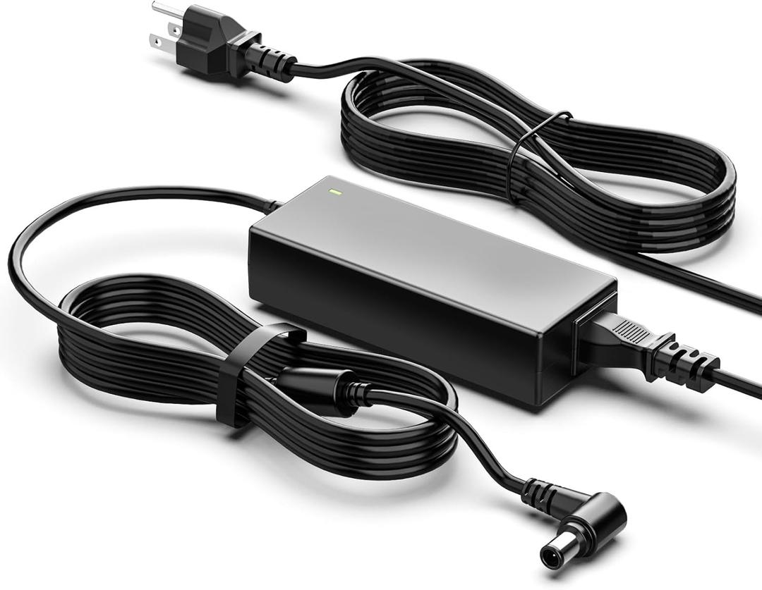 19.5V Power Cord for Sony Bravia TV, Sony Bravia TV 24" 32" 40" 42" 48" KDL-40W600B, KDL-48W600B, KDL-48650D, KDL-48R510C, KDL-55W650D, KDL-42W650A, KDL-32W700B Power Supply Replacement