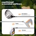 1GoTo-G 5 Pieces Kids Golf Clubs Set - Youth Golf Clubs Junior Set for Boys Girls Includes Carry Bag, 3# Fairway Wood, 7# Iron, Putter, Orange – Ages 3-5 – Right Hand