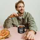 YHRJWN Funny Coffee Mugs for Men Women, Yet Despite the Look on My Face You Are Still Talking Funny Coffee Cup, Sarcastic Gag Gifts for Coworker Boss, Christmas Birthday Gifts for Friends 15 Oz (Black)