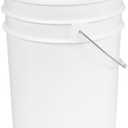 Gro Pro 724383 White Plastic Bucket, 5 Gallon