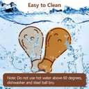 Portable Dog Water Bottle with Food Container, Leak Proof Travel Puppy Water Dispenser, Dog Walking Accessories for Small Dogs & Cats - Pet Water Bottle & Bowl Set (5.3 Oz, [Yellow])