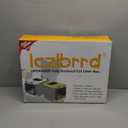 Foldable Cat Litter Box, Fully Enclosed Litter Box with Lid, Covered Kitty Kitten Litter Boxes Enclosure with Scoop, Odor Control, Easy to Clean, 3 Modes for Cat up to 12 lbs(White&Grey)