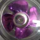 Handheld Turbocharged Pressure Propeller Showerhead Set, Besititli Hydro Jet Shower Head, 360 Rotating Vortex Shower Head Set with Replacement Hose/Bracket/Cotton Filters and Bath Loofah (Purple)