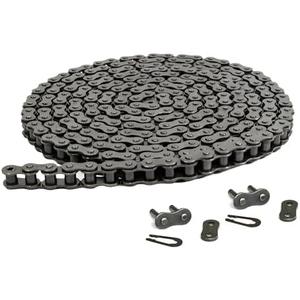 Jeremywell 40 Roller Chain 10 Feet with 2 Connecting Links for Go Karts, Mini Bikes, Scooters, ATV, MTV, Dirt Bike and Other Industrial Machinery
